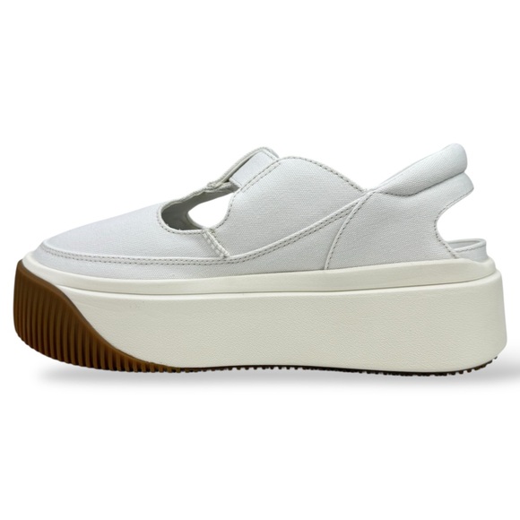 UGG EZ-DUZZIT T-Strap Platform Mary Jane Sneakers White Size 8.5 Preppy Coquette - Picture 4 of 16